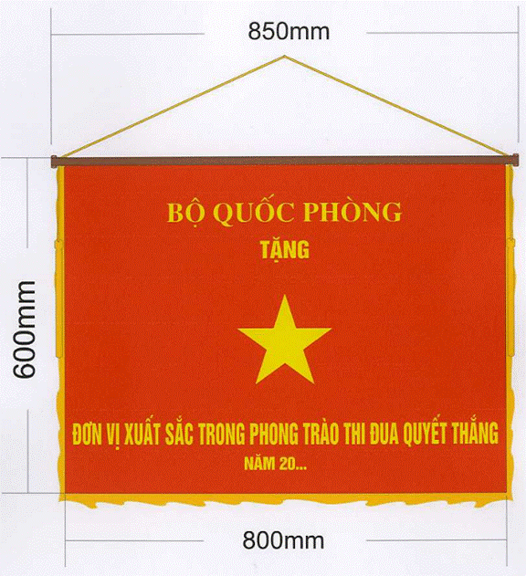 Cờ thi đua của Bộ Quốc phòng